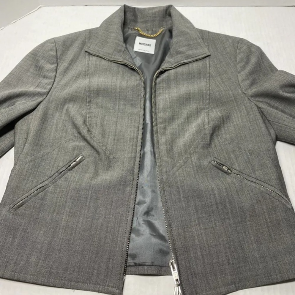 Moschino women Italian jacket designer size 10